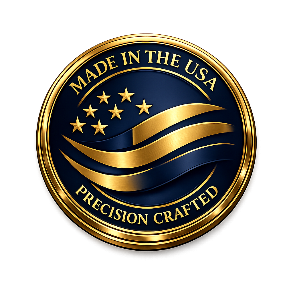 Made in the USA — Precision Crafted seal